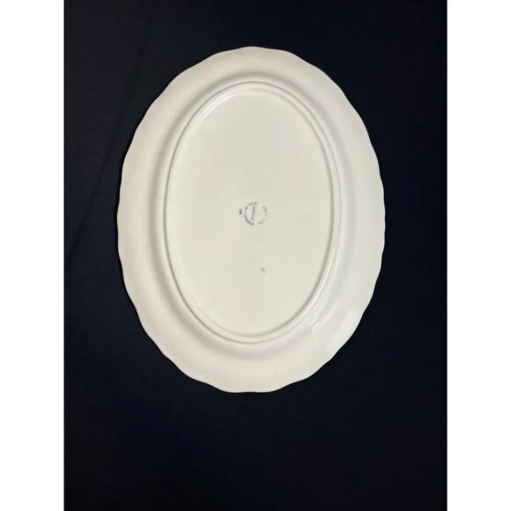Metlox Poppy Trail Cream Color Oval (14.5X11